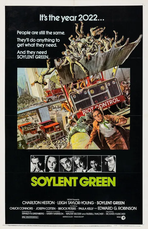 Soylent Green Movie Poster - IMP Awards